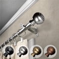 thumbnail image 1 of Central Design 4898-185 0.812 in. Dia. Hal Curtain Rod, Satin Nickel - 18-28 in., 1 of 1