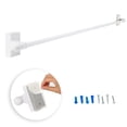 thumbnail image 1 of Central Design Adh-01 0.4375 in. Self-Adhesive or Wall Mounted Rod for 17 to 30 in. Windows, White, 1 of 7