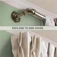 thumbnail image 1 of Central Design BOT100-994 1 in. Blackout Curtain Rod with 120 to 170 in. Extension, Antique Brass - 3 Piece, 1 of 6