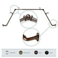thumbnail image 1 of Central Design BOT63-Bay7 0.625 in. Dia. Blackout Bay Curtain Rod, Black, 1 of 1