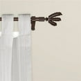 thumbnail image 1 of Central Design CF08-18-7 0.437 in. Dia. Alivia Cafe Curtain Rod, Cocoa - 18-28 in., 1 of 1