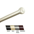 thumbnail image 1 of Central Design  Cillo 1 in. Curtain Rod - Light Gold - 120-170 in., 1 of 1