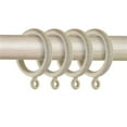 thumbnail image 1 of Central Design DR40-W1 1.375 in. Plastic Faux Wood Curtain Eyelet Rings, Pearl White - Set of 10, 1 of 1