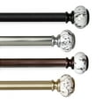 thumbnail image 1 of Central Design Products 1" Classic Single Curtain Rod, Black, 1 of 2