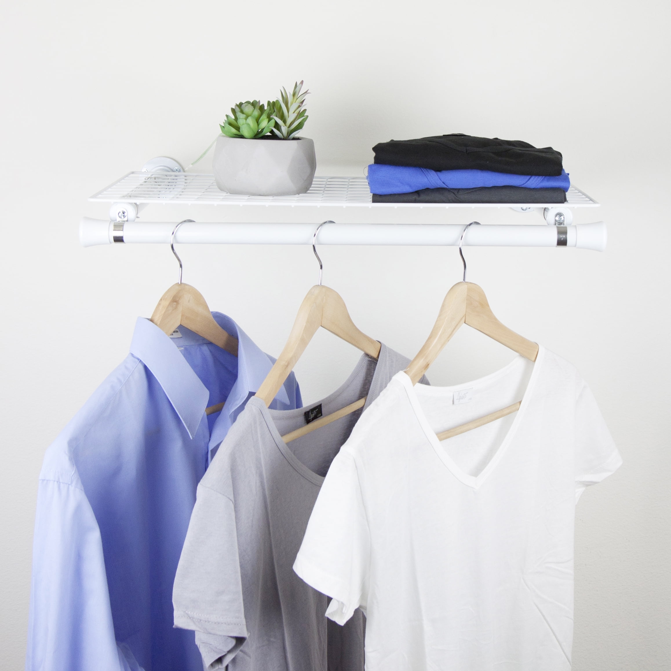 Central Design Products Single Shelf Organizer, White