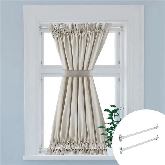 Central Design SASH-O-1628 10 x 8 mm Oval Sash Rod for 16 to 28 in. Windows, Set of 2