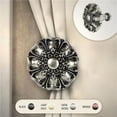 thumbnail image 1 of Central Design TB102-15 Sally Decorative Tie Back Set, Satin Nickel - Set of 2, 1 of 1