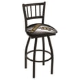 thumbnail image 1 of Central Florida 36 Inch L018 Black Wrinkle With Jailhouse Back Bar Stool, 1 of 2