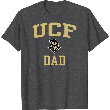 Central Florida Golden Knights Dad Icon Dark Heather T-Shirt, Unisex T-Shirt