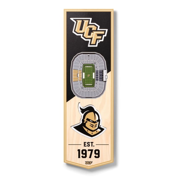 Central Florida Knights 6'' x 19'' 3D StadiumView Banner