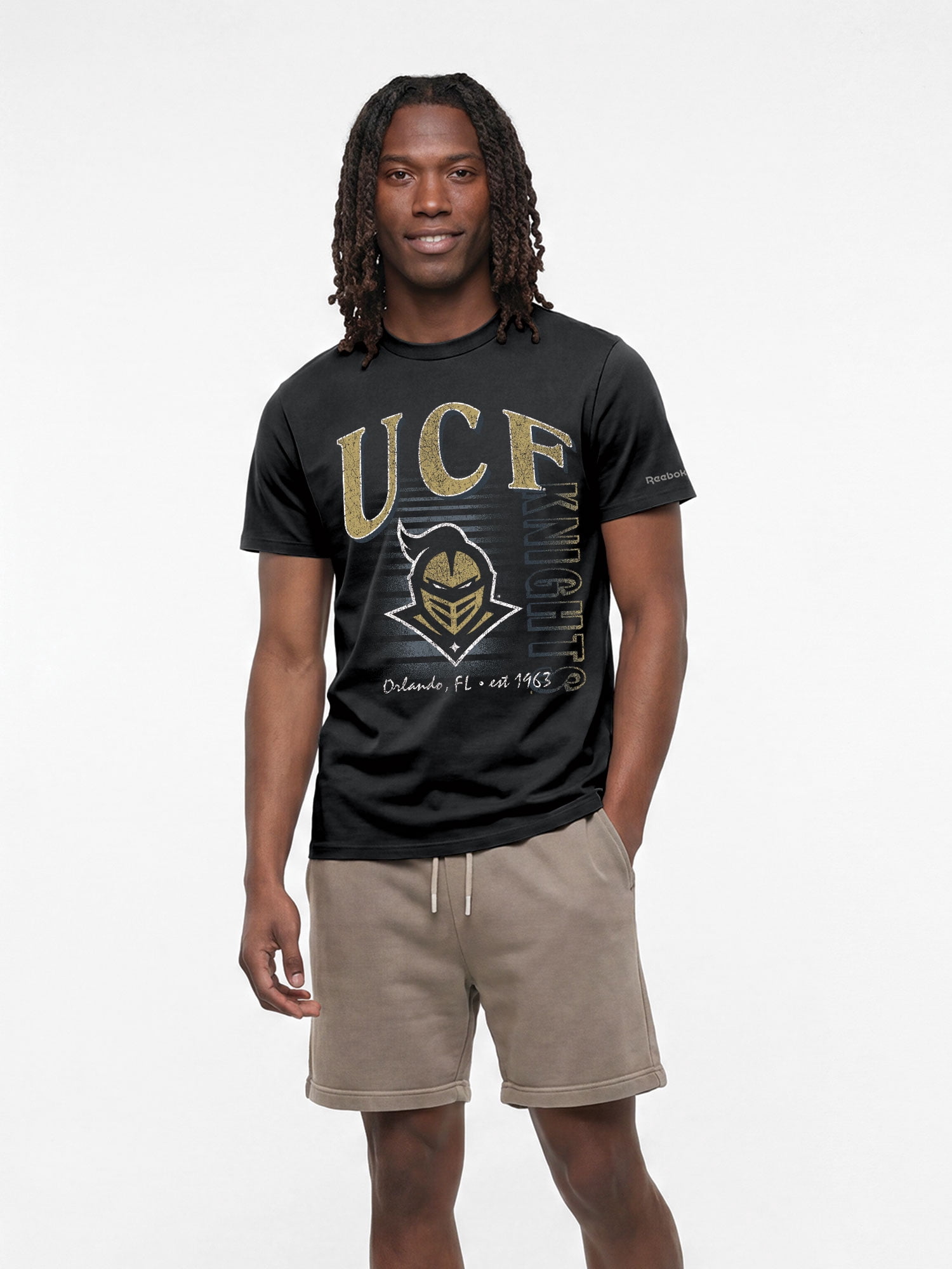 Central Florida Knights Reebok Mens Crew Neck Short Sleeve T-Shirt