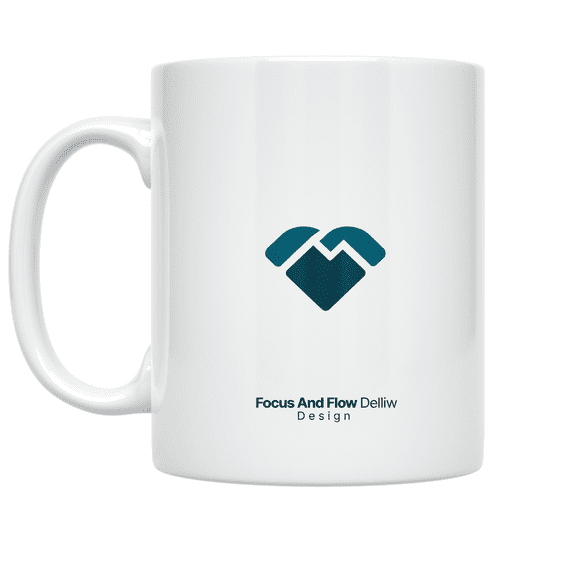 Central Graphic Pattern Design - Modern Aesthetic Lover - 11 oz Ceramic Coffee Mug