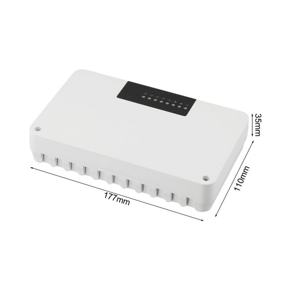 Central Heating Controller Zone System Hub for Floor Hot Water Pump Valve Actuator, Multi-Channel Thermostat Control with Indicator Light, for Heat Pump and Boiler(5)