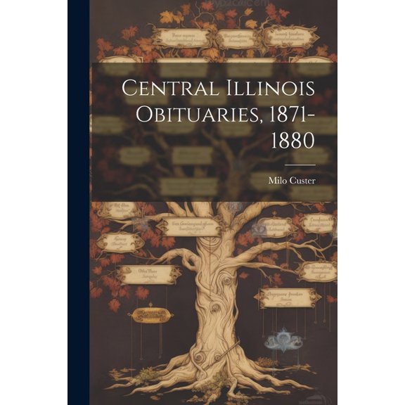 Central Illinois Obituaries, 1871-1880 (Paperback)