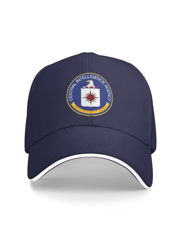 Central Intelligence Agency Cia Unisex Baseball Cap Adjustable Snapback Hats Dad Hat Trucker Hat Sandwich Cap