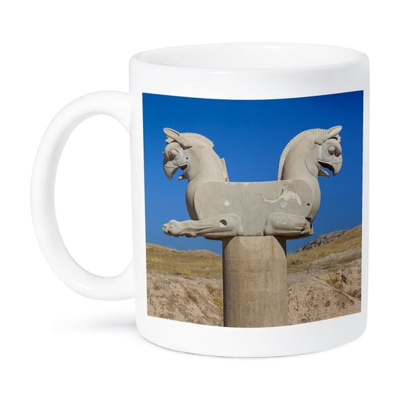 3dRose, Central Persia, Persepolis, Griffin statue, 11oz Mug
