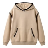 Girls Hoodies Sweatshirts Central Kids Color Edge Trimmed Hooded ...