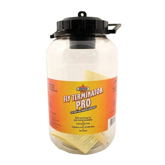 Zoecon Fly Terminator Pro Trap - Durable and Reusable Fly Trap - 1 Gallon Capacity by Zoecon