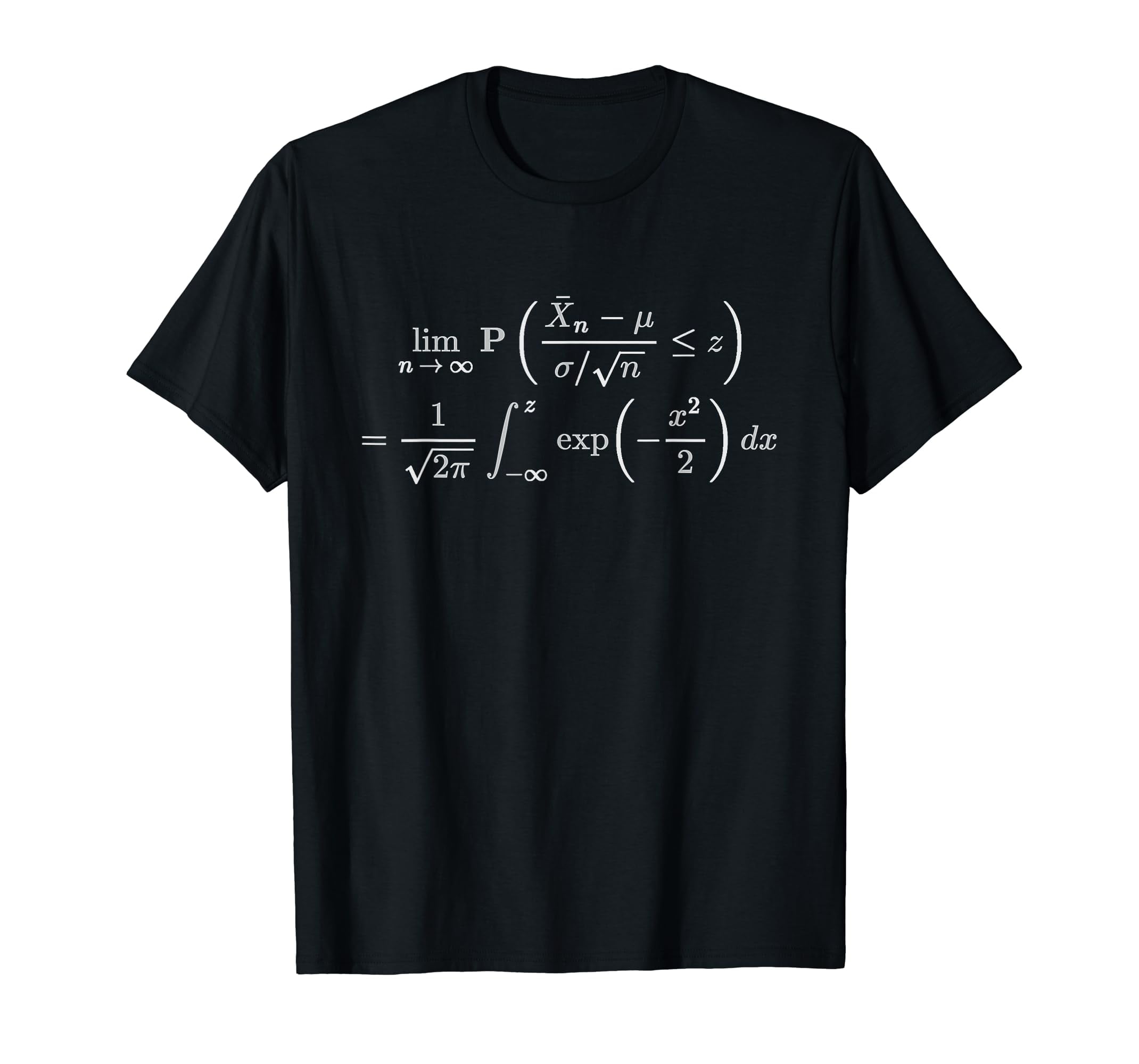 Central Limit Theorem Probability, Statistics & Data Science T-Shirt ...