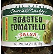 Central Market HEB Salsa 16 Oz (Pack of 2) (Roasted Tomatillo Salsa - Medium)