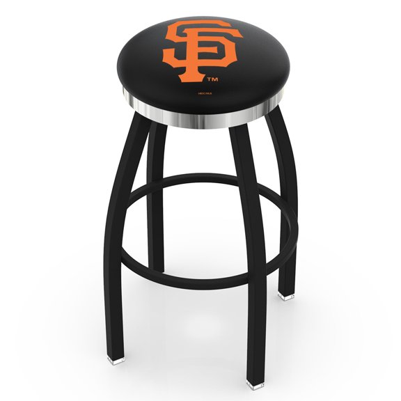 San Francisco Giants 36" Swivel Counter Stool with Chrome Accent