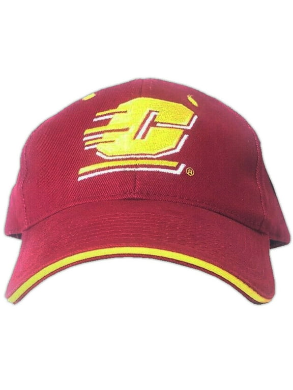 Central Michigan Chippewas Embroidered CMU Strap Adjustable Team Hat