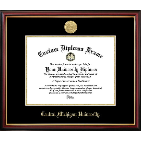 Central Michigan Petite Diploma Frame