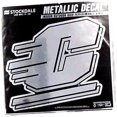 thumbnail image 1 of Central Michigan University Chippewas 6 Inch Sticker Decal, Metallic Chrome Shimmer Design, 1 of 1