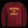 thumbnail image 1 of Central Michigan University Chippewas Seal Crewneck Sweatshirt, Maroon - Small, 1 of 1