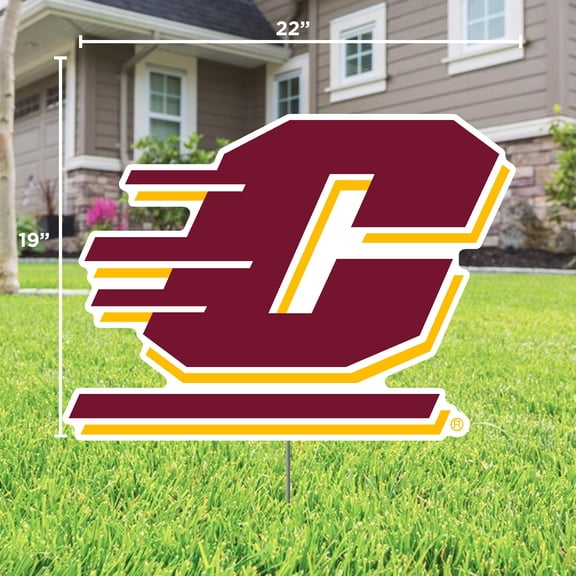 Central Michigan University Main Mark Lawn Sign