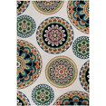 thumbnail image 1 of Central Oriental 2300NI27.084 26 in. x 7 ft. 3 in. Courtyard Burnette Rug, White, 1 of 1
