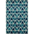 thumbnail image 1 of Central Oriental 2346NQ70EC.084 6 ft. 7 in.x 9 ft. 6 in. Living Logic Tecopa Rectangle Area Rug, White & Blue, 1 of 1