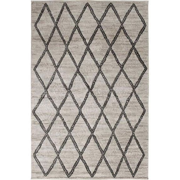 Central Oriental 4040HL80.091 7 ft. 10 in. x 9 ft. 10 in. Wysteria Forster Rug, Off White