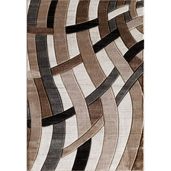 Central Oriental 5590.53.55 5 ft. x 7 ft. 3 in. Coventry Hillsboro Rug, Beige