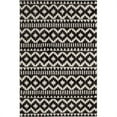 thumbnail image 1 of Central Oriental 6235SF80.101 7 ft. 10 in. x 9 ft. 10 in. Textures Weehawken Rug, Black, 1 of 1