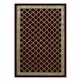 thumbnail image 1 of Central Oriental 8264BW81C Interlude Portico 030 Rhombus 100 Percent Heavy-Weight Heat Set Polypropylene Rug, Brown & Wheat - 7 ft. 3 in. x 10 ft. 10 in., 1 of 1