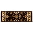 thumbnail image 1 of Central Oriental 8265BWST33C 9 in. x 33 in. Stair Tread Stair Tread, Portica Kazmir Rug, Brown, 1 of 1