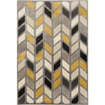 thumbnail image 1 of Central Oriental  Paris Citron Parallels Silver Area Rug, 1 of 2