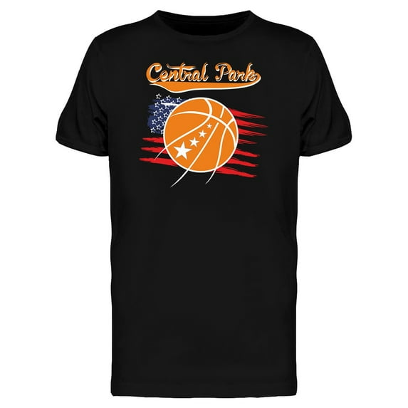 Central Park Basketball T-Shirt Men -Image by Shutterstock, Male 3X-Large