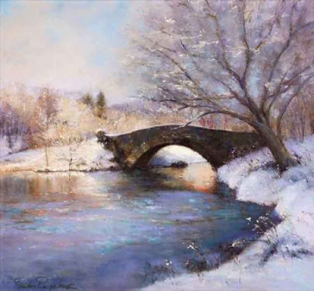 Central Park Bridge Canvas Art - Esther Engelman (24 x 24)