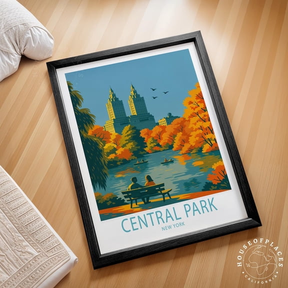 Central Park New York City Travel Home Decor