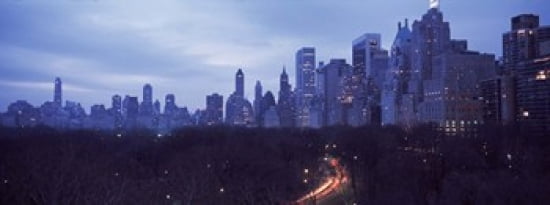 Central Park New York NY Canvas Art - Panoramic Images (30 x 12)