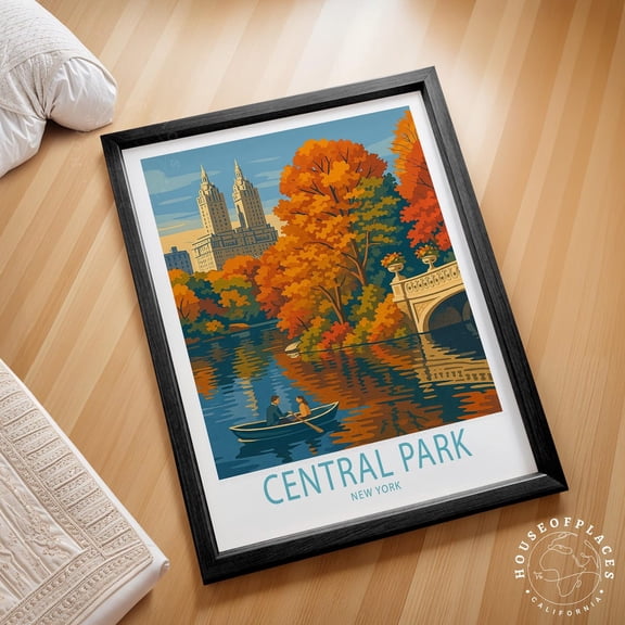 Central Park New York Scenic Travel Home Decor