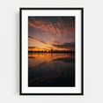thumbnail image 1 of Central Park Sunset 01 - Manhattan New York Photography Sunset Cityscape Skyline Scenic Nature Landscape Black Framed Wall Art Print 5 x 7 inches, 1 of 8