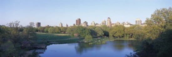 Central Park Upper East Side NYC New York City New York State USA Canvas Art - Panoramic Images (36 x 12)
