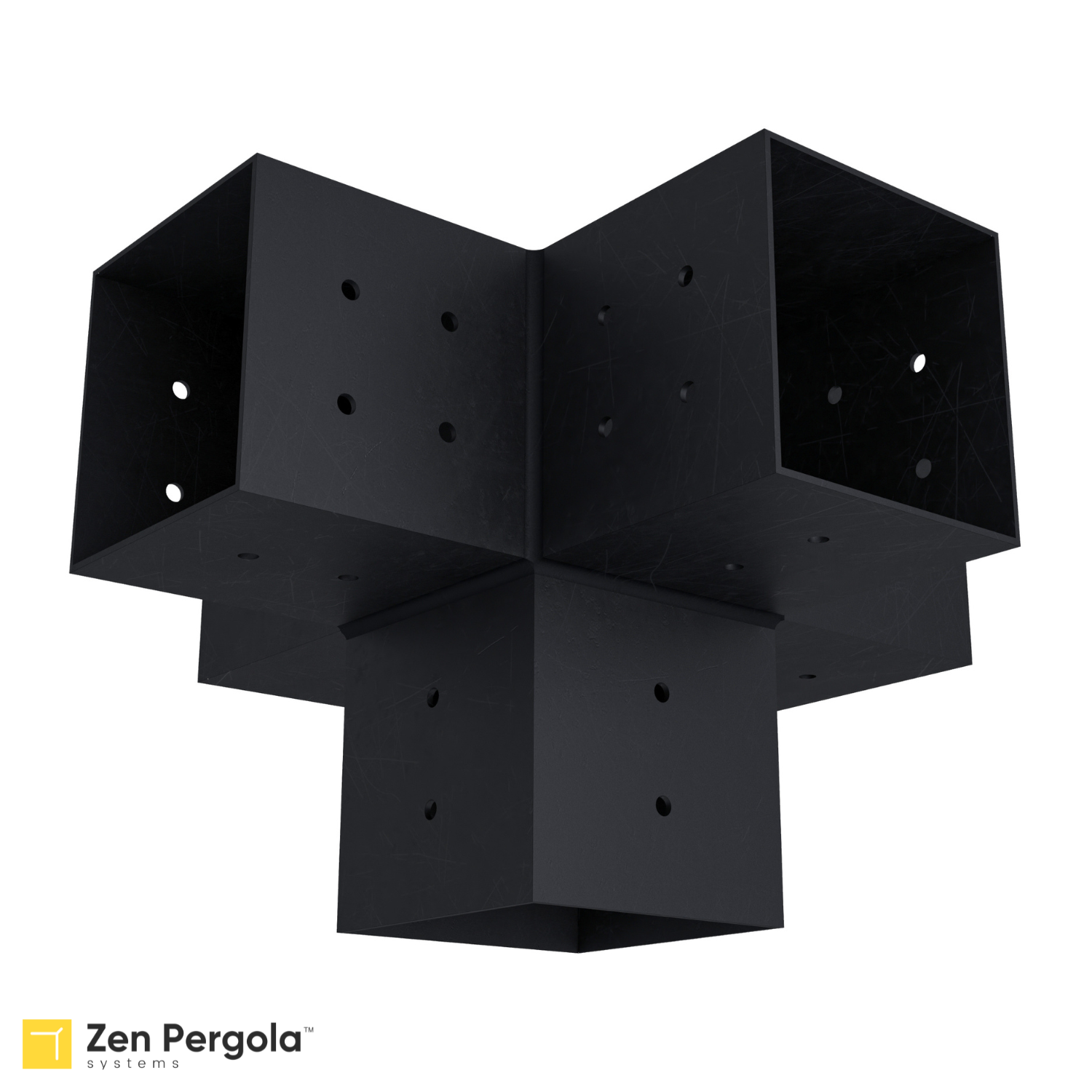 Central Pergola Roof Bracket (4x4 Steel) for Large Pergolas with 4