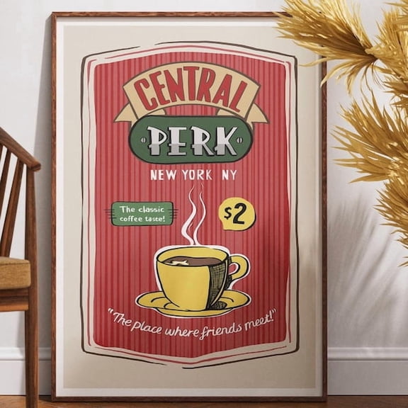 Central Perk Coffee Shop Wall Art Print
