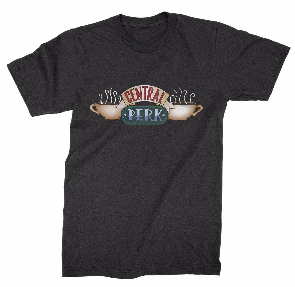 Store Sign Flashcard Central Perk Friends Coffee Shop Graphic T-Shirt - Walmart.com