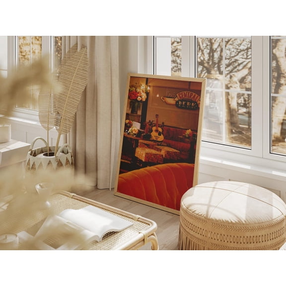 Central Perk Poster Retro Friends Show Art Poster Art Print Home Decor, Unframed Poster Size 12x18 F03.1.21l447