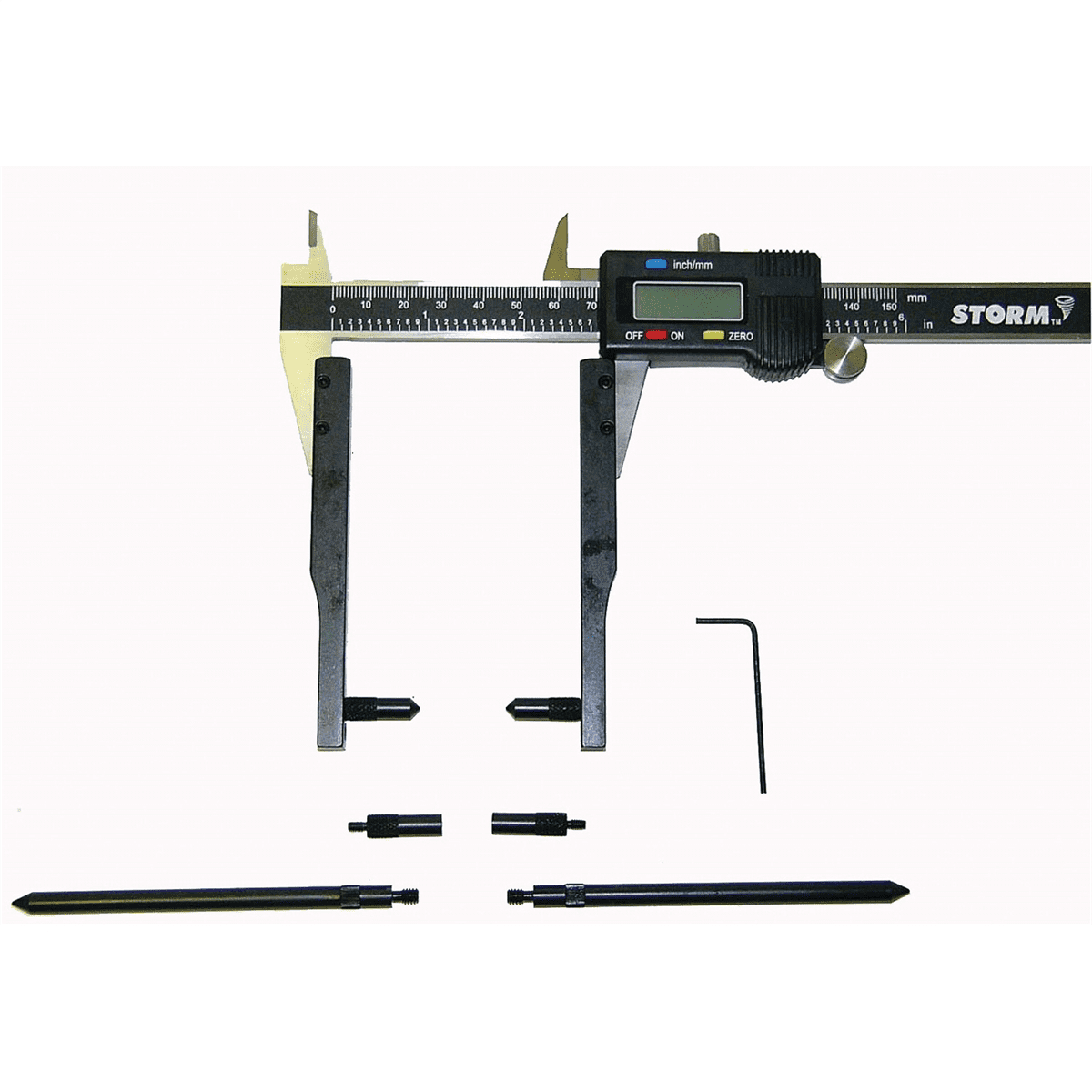 Central Tools 3K301 Drum & Rotor Adapter Kit Plus Caliper
